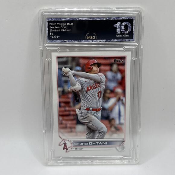 Shohei Ohtani Graded 10 2022 Topps Series One MLB #1 GEM Mint Los Angeles - Picture 1 of 2